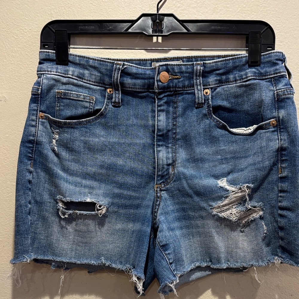 Universal Thread Blue Distressed Jean Shorts